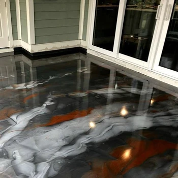 Marble Look Epoxy Floor - Buy Epoxy 3d Floor,Metallic Epoxy Floor,Epoxy ...