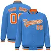 Bleu ciel-orange Rayure-19