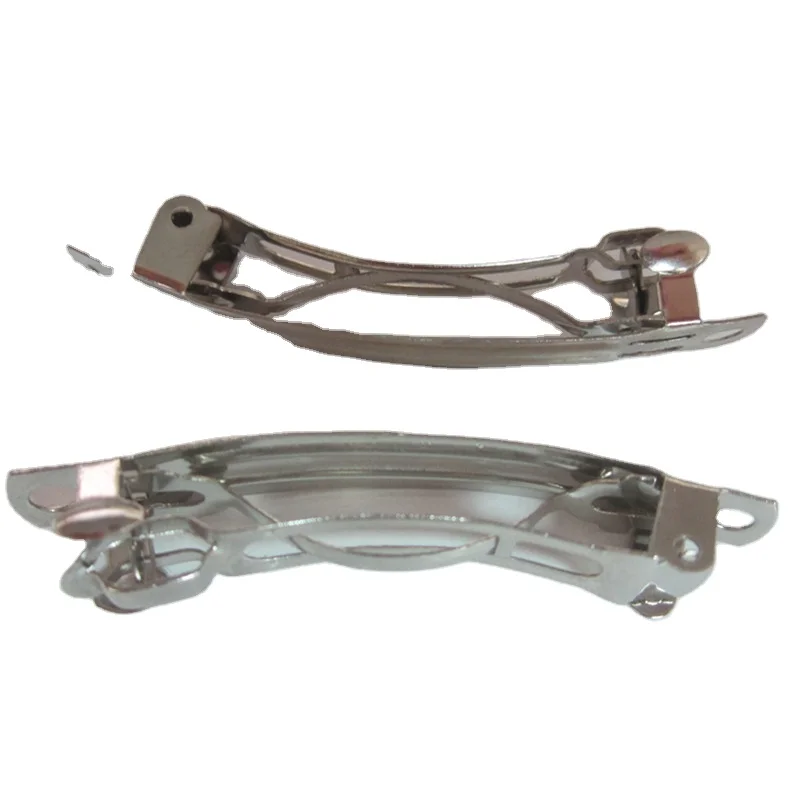 Factory Supply Stainless Steel Metal French Barrette Spring Hair Clips