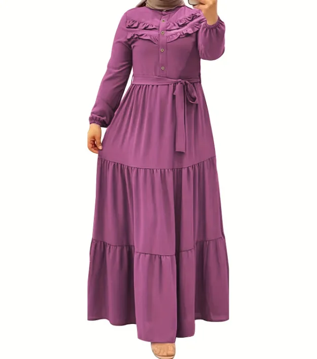 Abaya de Luxe en Crêpe de Polyester – Fabricant Vêtements Musulmane 2026 Grossiste Turquie