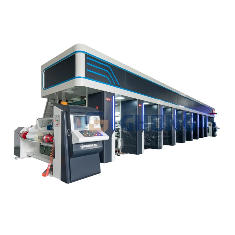 JHAY Servo Motor Rotogravure Printing Machinery 4 6 8 Colors Provided Electric Heating Paper Printer Automatic Ordinary Product