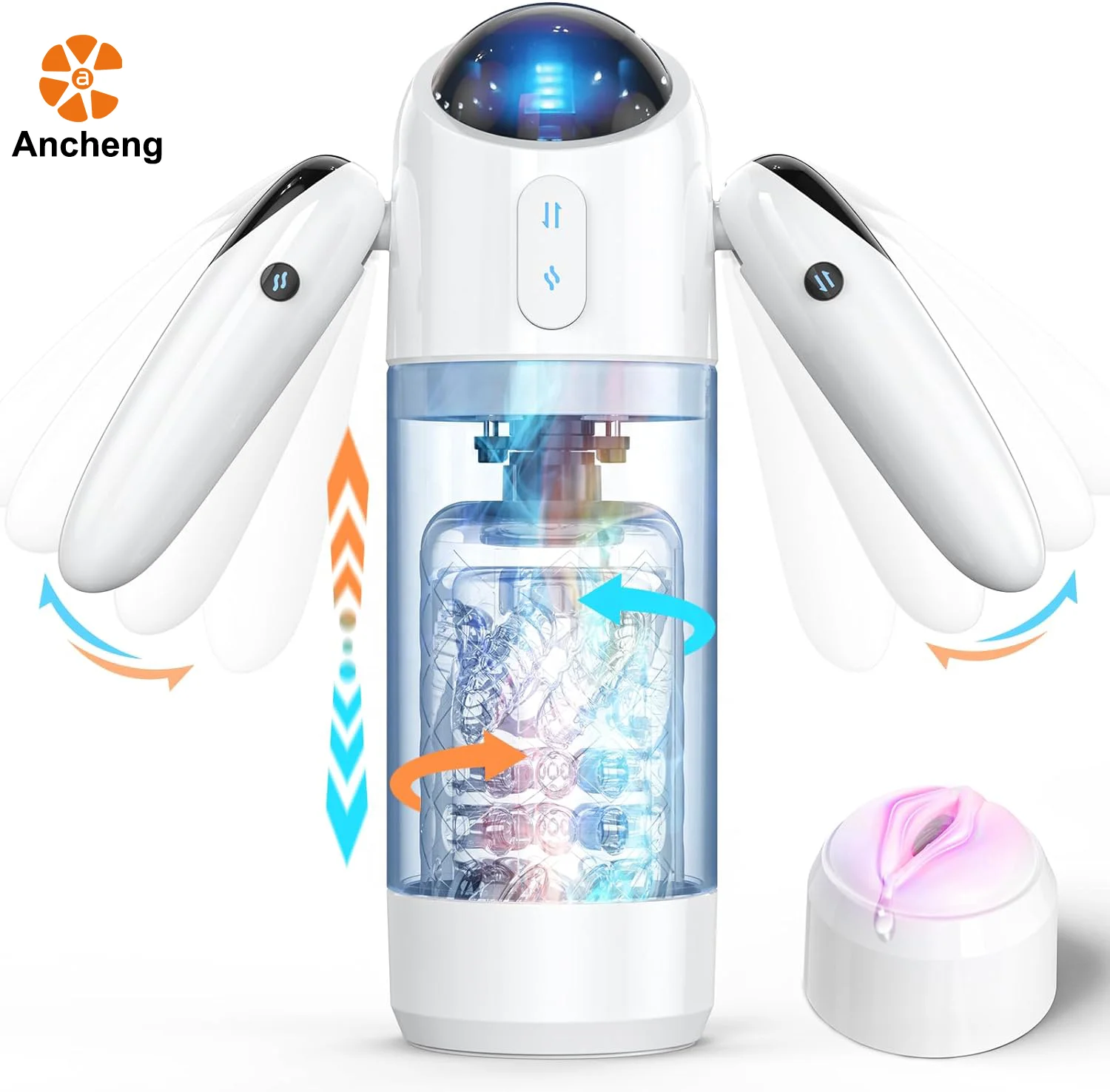 male sex doll synthetics New Robot Automatic Male Masturbator Sex Toys for Men with 4 Thrusting  Rotation Robot Sex Machine Masturbation Games Cup for Men