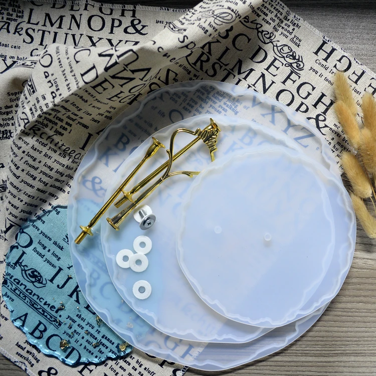 По индивидуальному заказу 3 яруса форма для выпечки тортов DIY десерт круглый Каботажное Судно стенд эпоксидная смола силиконовый лоток