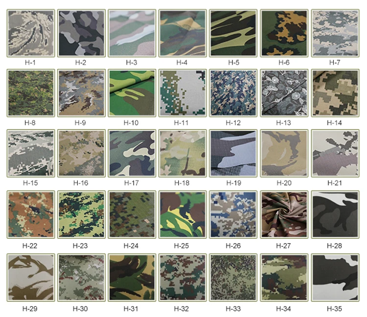 Jhdtex Multi Pattern Tear Resistant Wear-resisting Civil Camo ...