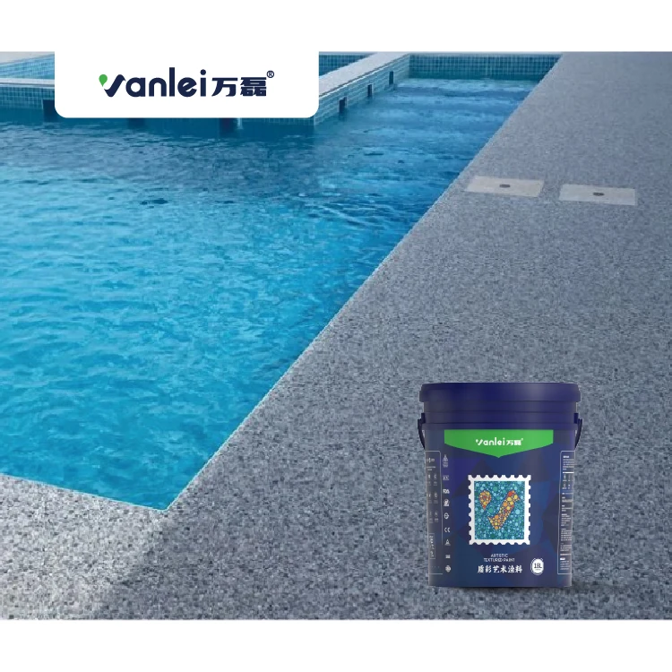 2025 New Product Epoxy Resin Washed Stone Coating Stone and Pebble Paint for Walls and Floors