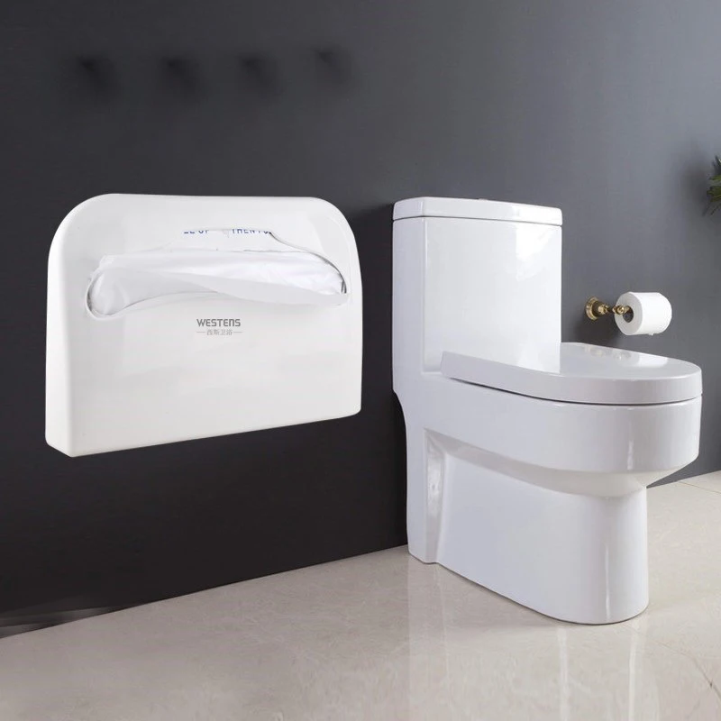 1/2 Half Folded Toilet Paper Seat Cover Dispenser Plastic Abs Wall