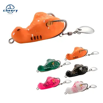 CHEERY 4cm 6.5g 5color New Thumb Mini Long-range Trumpet Heavy Grass Area Modified Frog Thunder Frog Fishing Lure – Lure – view 2