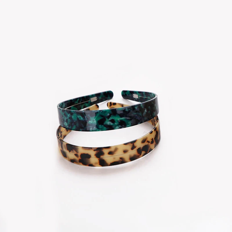 Korean Tortoise Shell Acetate Hair Ties - Retro Style