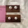 Swarovski Crystal Pearl Stud Earrings 925 Silver (10MM)