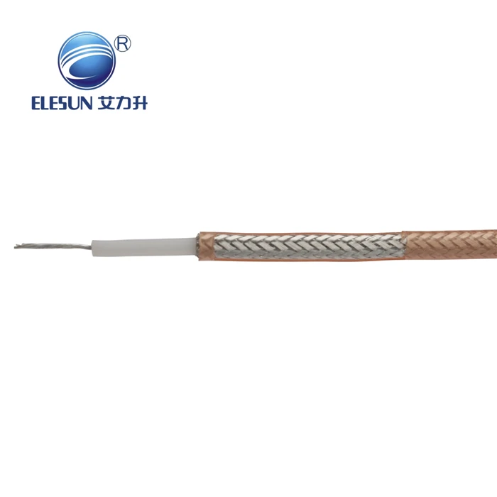 RG316D High Temperature Coaxial Cable Double Braiding Shield PTFE Insulation FEP Jacket