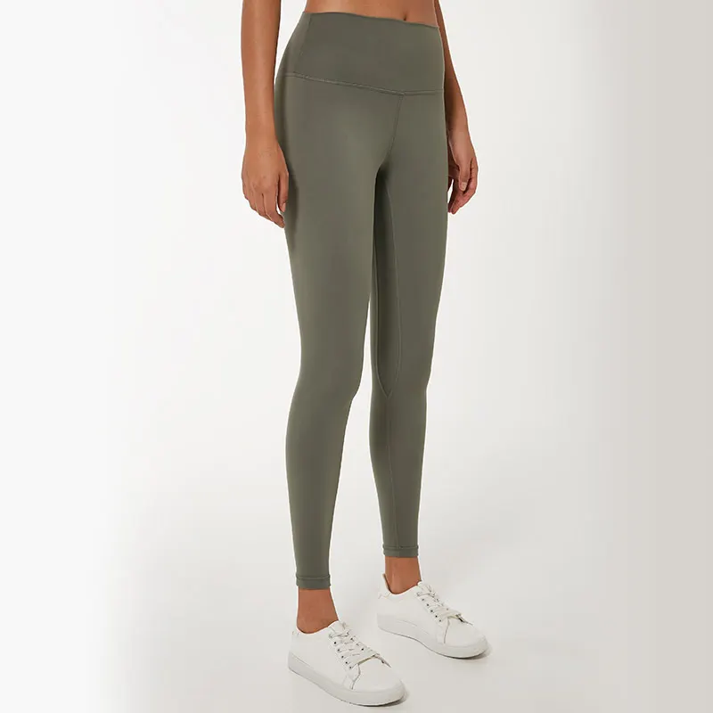 Лучшие штаны Lulu Align для йоги 25 дюймов Inseam с высокой талией, женская одежда для тренировок и фитнеса, одежда для тренажерного зала, леггинсы, одежда для фитнеса с карманами