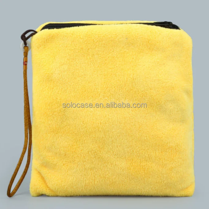 High Street Terry Cloth Makeup Bags