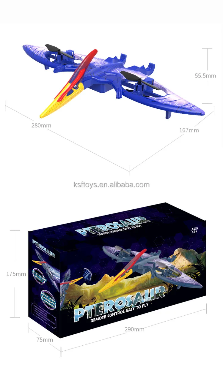 空飛ぶ恐竜ラジコン　Remote　control　flying　Xinxun Remote Control Winged Dragon Aircraft Dron - Fun & Thrill