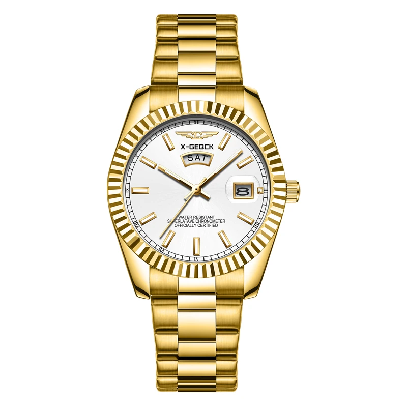 Tangan Rolex Rolex Vintage Heren X-GEQCK Mens Watch Stylish Quartz