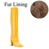 Yellow with Plush lining