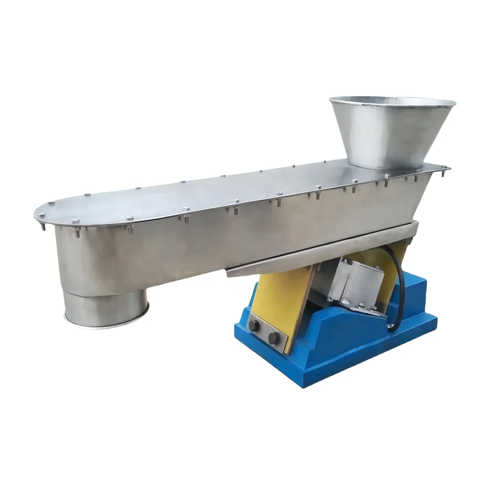 DZJX Food Processing Mini Auto Electromagnetic Linear Vibrating Feeder Closed Gzv Series Stainless Steel Automatic Fish Feeder - Image 2
