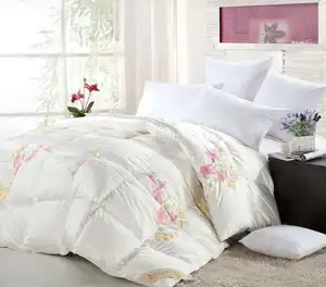Winter Warm Household Machine Washed White Goose Down Filled king Size Quality Duvet