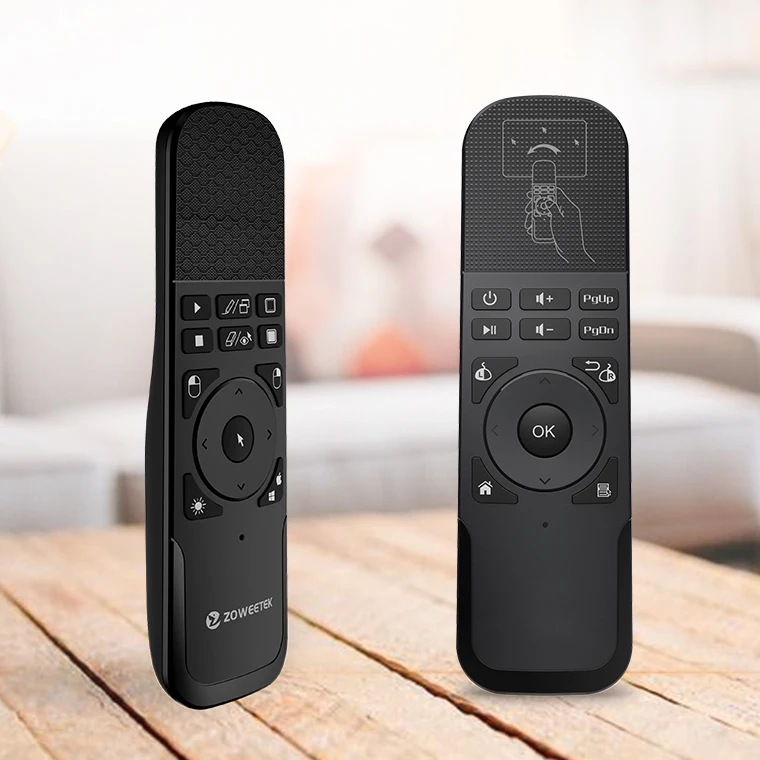 RF Air Mouse or Touchpad Remote Control for Smart TV Samsung Laser Pointer Wireless Presenter