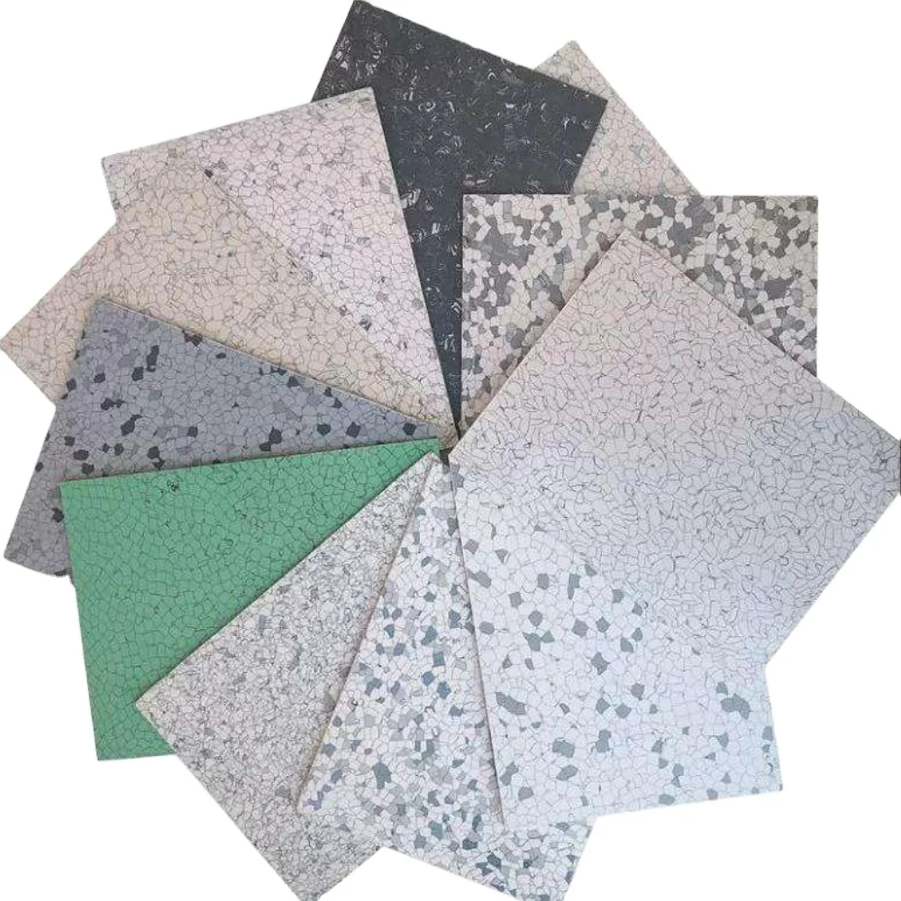 Antistatische leitfähige PVC-Bodenmatte Vinylboden-Innentafel antistatische PVC-Böden ESD-Fliesen