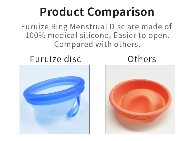 Wholesale Female Copa Menstrual Disc Bulk Reusable 100 Grade Medical Silicone Menstrual Disc