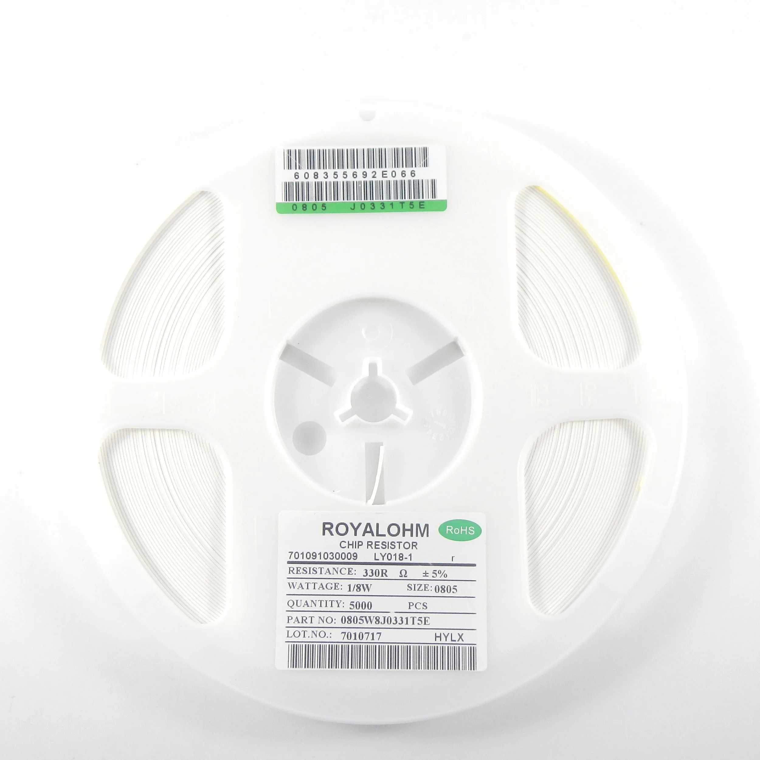 E-Simpo® 0805 1% SMD Resistor Kit, 10R-820K Common Use SMD Chip - Foto 3