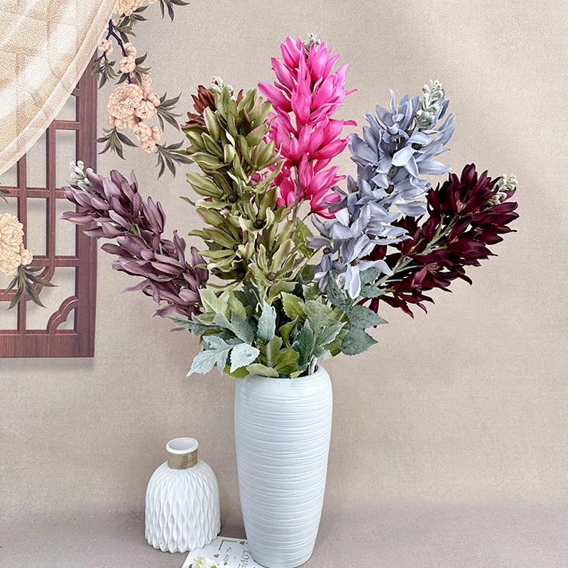 With Popular Discount Meichang Qiansi Orchid Artificial Silk Flower For