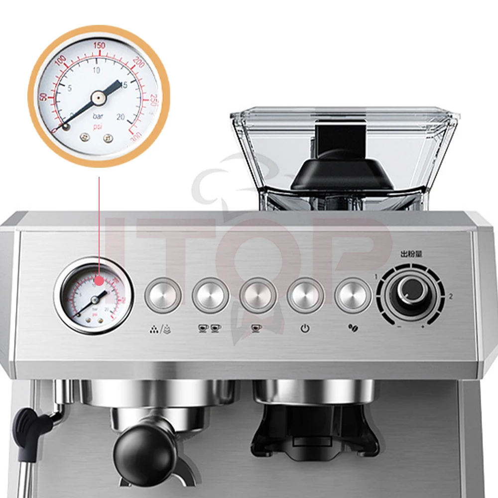 Smart Commercial Coffee Machine Economic Espresso Maker With Grinder  Best Espresso Coffee Maker Machine