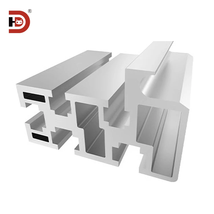 SMT Standard Conveyor Belt Aluminum Profile 2455 Docking Station Guide Rail Aluminum Flat Belt Rotary Hole Cutting Service manufacture