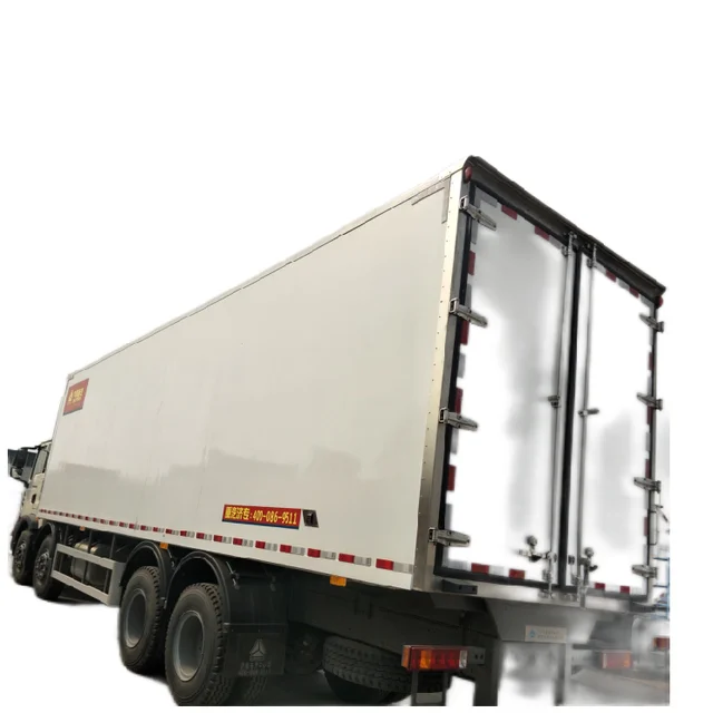 Professional 12R22.5 Tire Refrigerated Trailer Dual Temperature Reefer Semi Trailer with Reefer Power Unit 40ft 48ft 53ft Steel