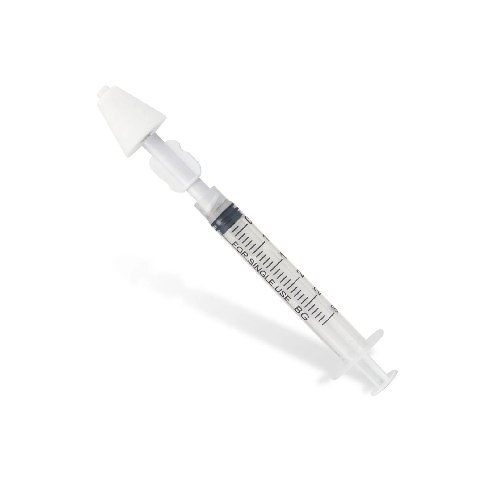 Disposable nasal spray feeding syringe