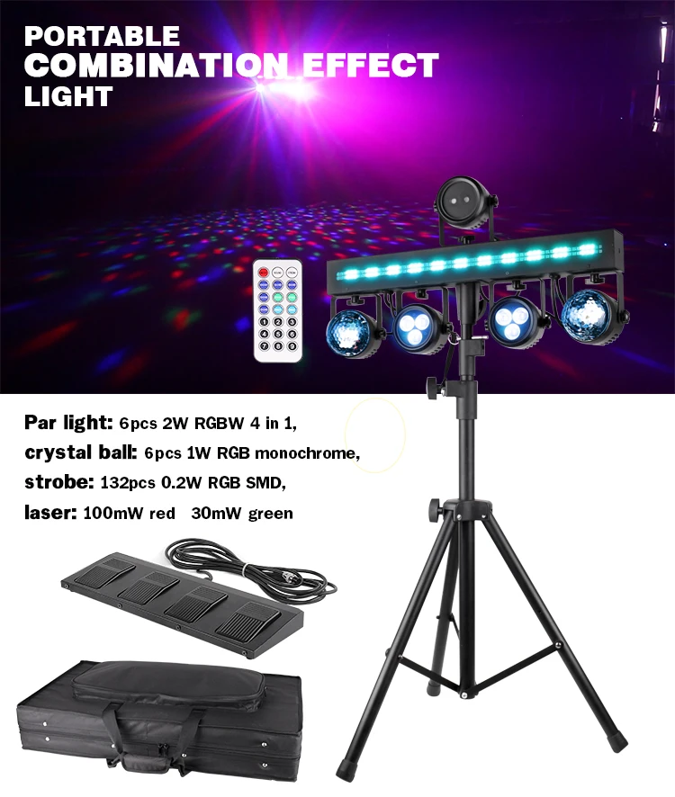 Portable Dj Light Equipment System Party Gig Bar Led Disco Stage