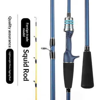 Light Carbon Jigging Squid Toothfish Octopus Sea Fishing Rod with Eight Pods Offshore Boat Use – Metal Jig – view 3