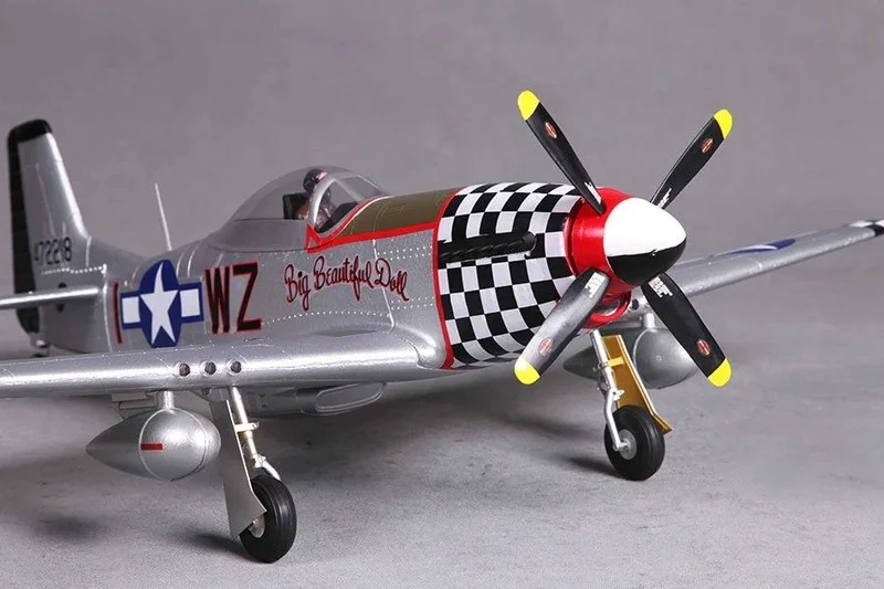 去*無様 FMS P51 D Mustang 800mm スケールFMS P-51Dマスタング800mmV2ビッグビューティフルドールRC