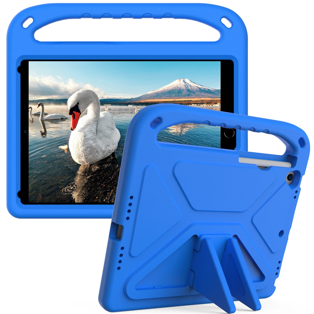 product laudtec shockproof eva tablet case compatible for ipad 10th  11th kid safe drop proof protective cover with anti slip text-6