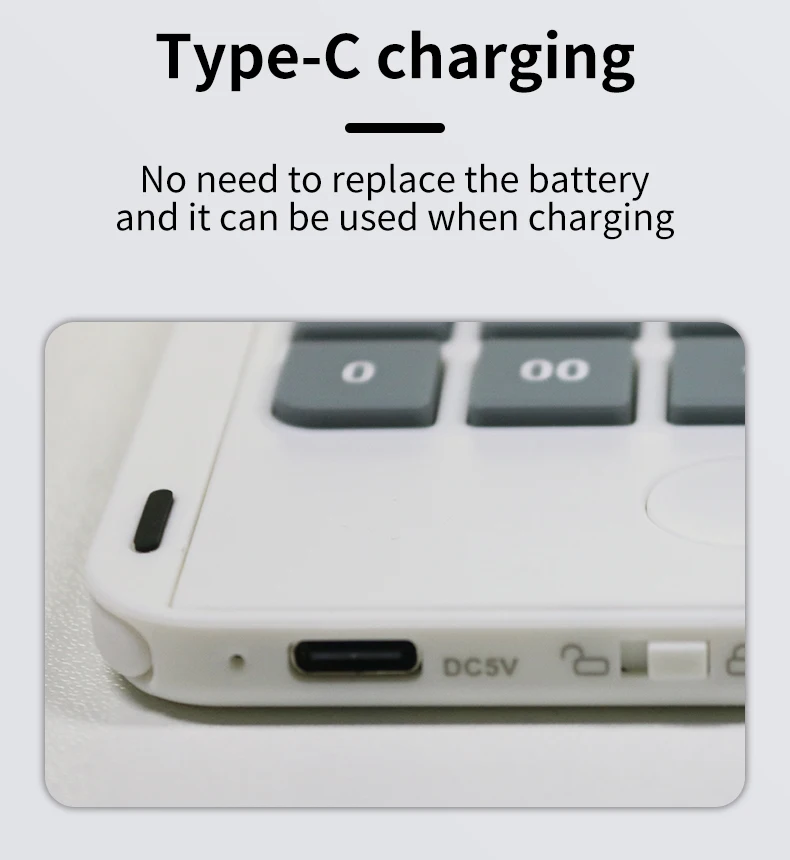 12-Digit Calculator With Writing Tablet Desk Calculator Large Display Basic Office Calculators 6'' LCD Writing Board