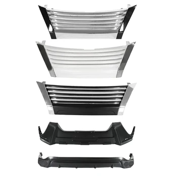 New Hood Protection Upper Center Replacement Front Bumper Cover Grille for Toyota Fortuner