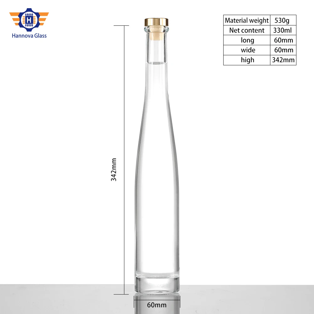 Empty Vodka 200 ml Gin 300ml Flint Rum 500ml Water Wholesale Premium Liquor Glass Bottles 750ml Skull 700ml Putih Minuman Keras