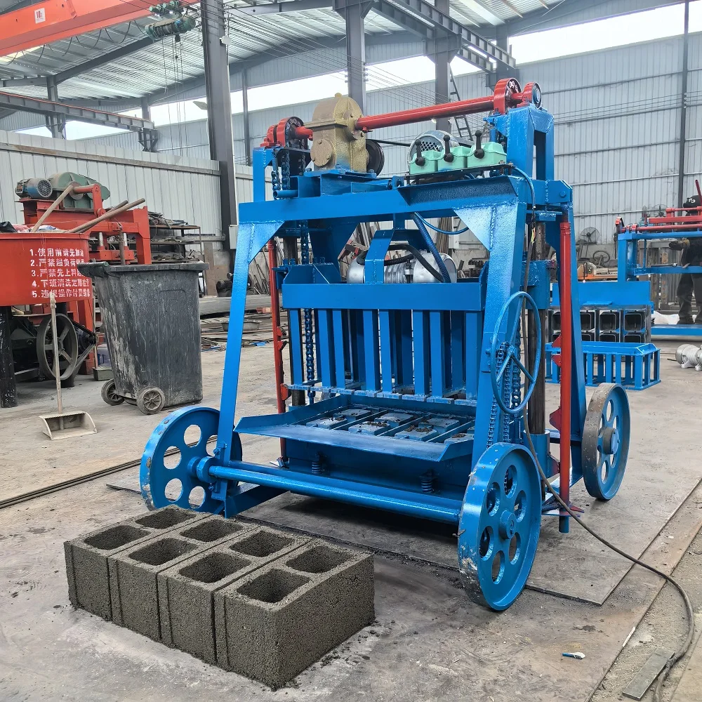 Hydraulic Pressure Bricks Manufacturing Large Mobile Hollow Brick ...