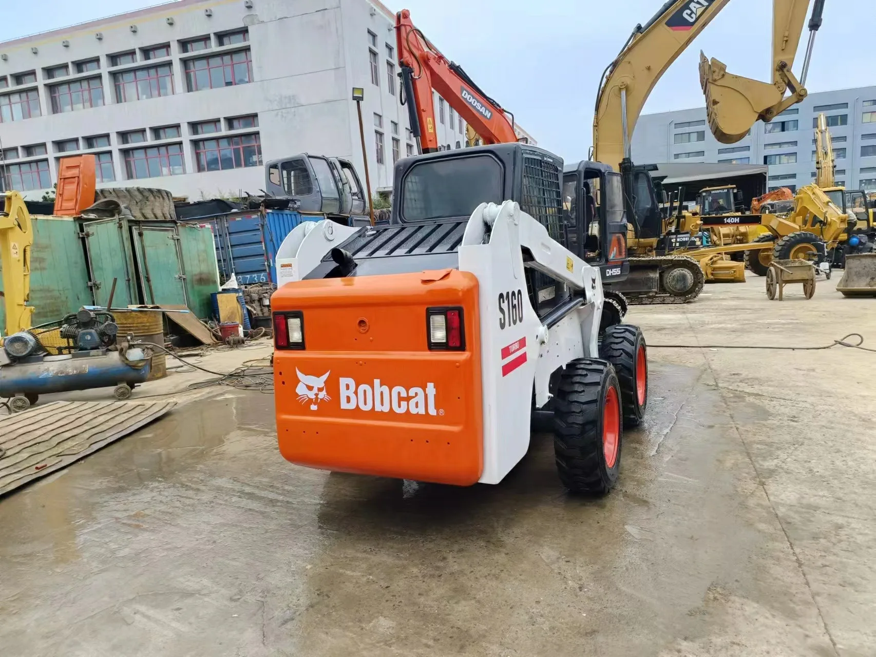 Bobcat Skid Steer Loaders Construction Machine Used Mini Bobcat S160 ...