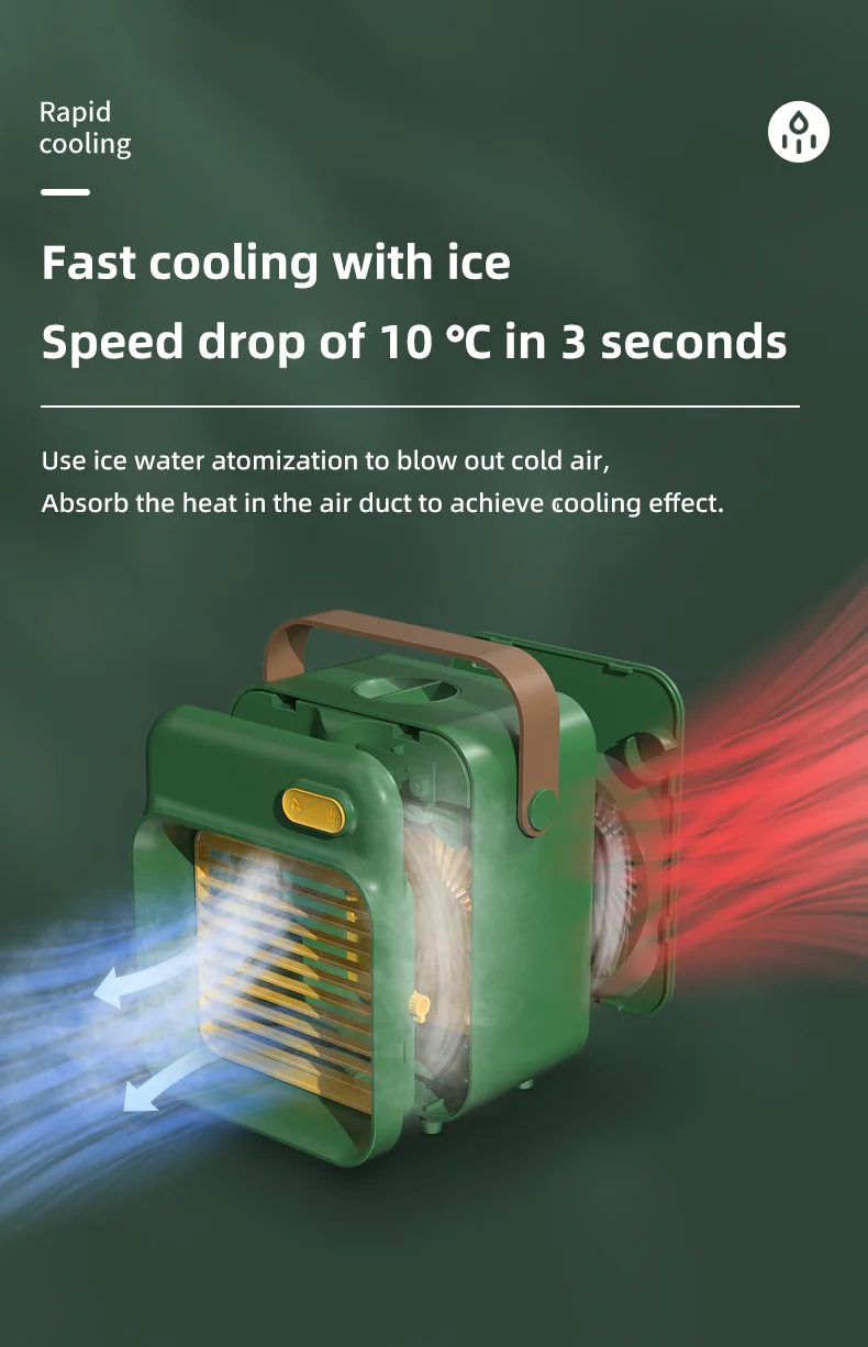 summer popular portable electronic air cooler cond