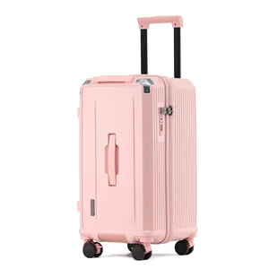 custom logo Travel Suitcase Universal Wheel TSA Password Lock Waterproof Anti-Theft 22 Inch Checked-in Trolley Case