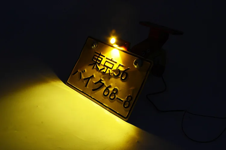 SLKE аксессуары для мотоциклов Серебряный стальной монстр модифицированный держатель Маленькая обезьяна номерного знака электрического