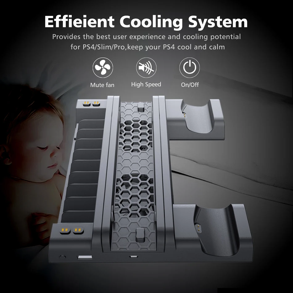 Fan Cooler Best Vertical Stand For Ps4 Pro Vertical Cooling Stand