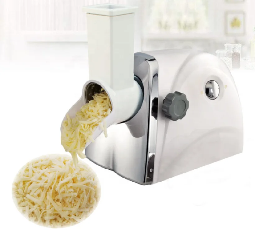 Cheese Slicer Electric Commercial Automatic Hard Cheese Shredder Grater Household Vegetable Cheddar Cheese Slicing Machine