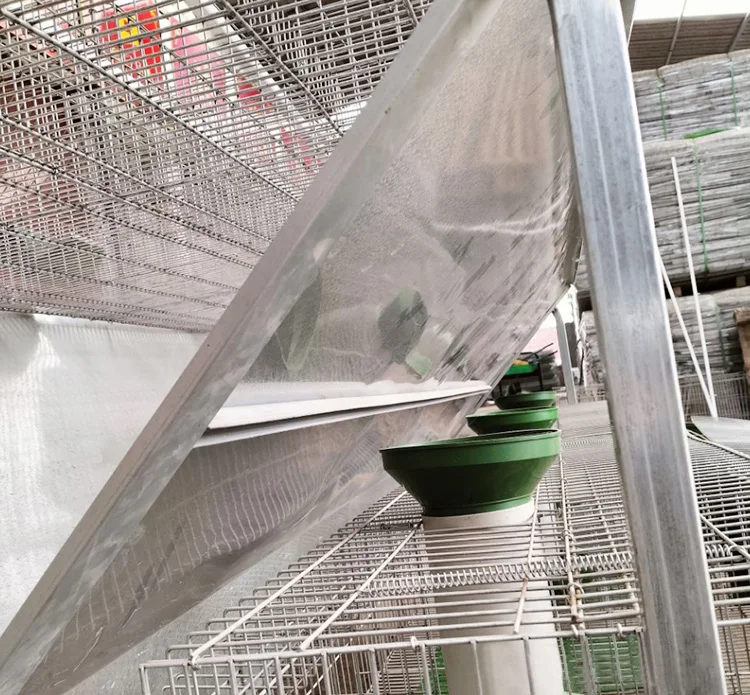 European Style 2 Layers Commercial Rabbit Cage Galvanized Wire Mesh 24