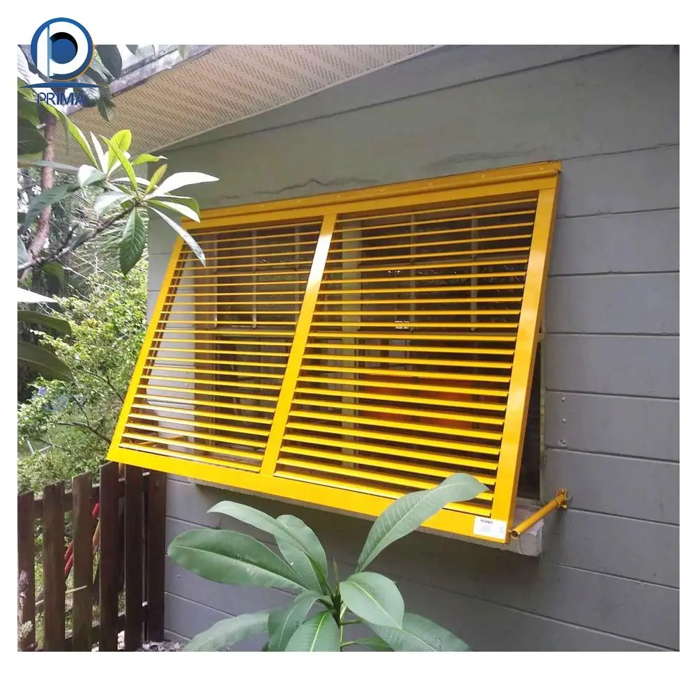 Prima Modern Design Louvers Powder Coating Modern Aluminum Alloy Bahama Shutters