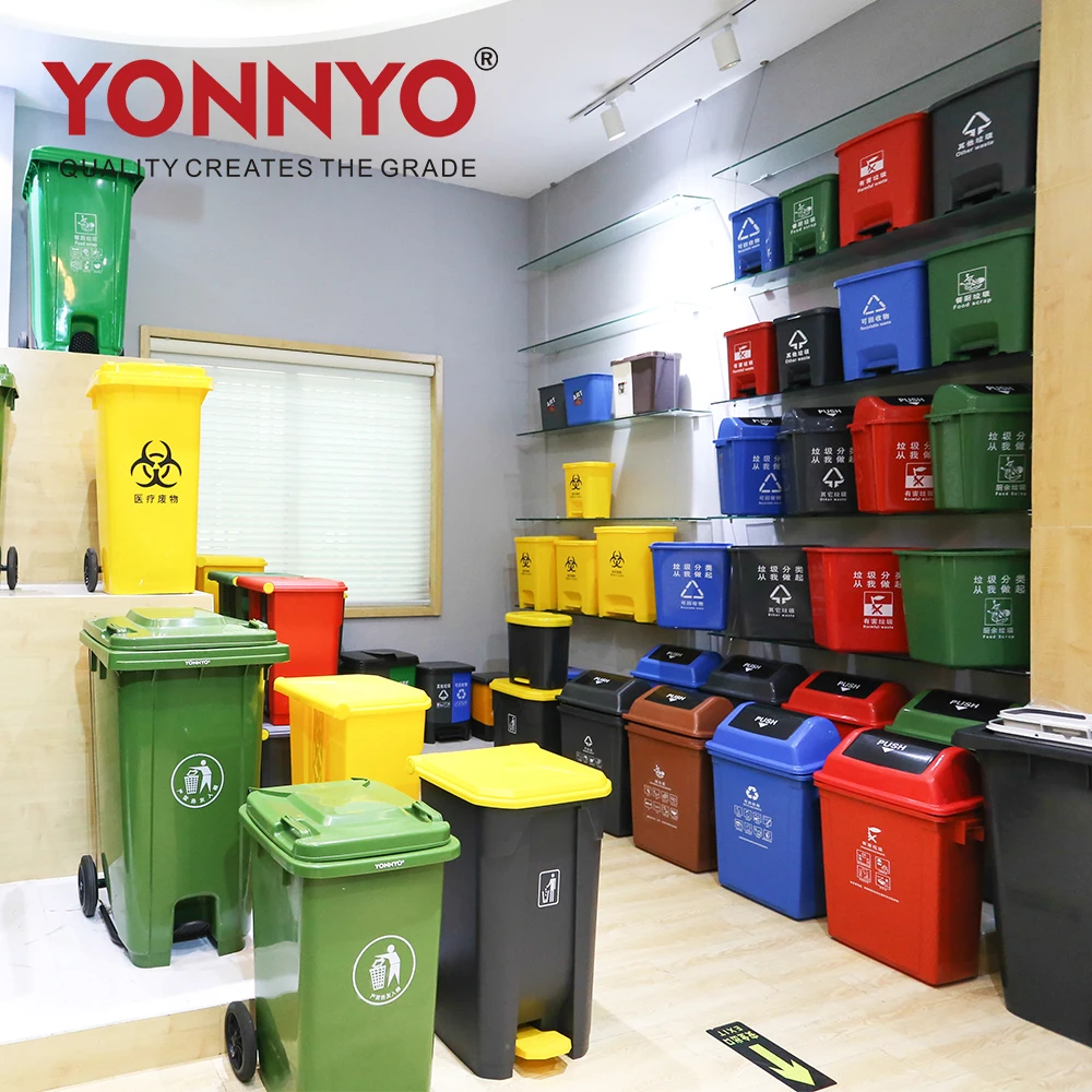 Kitchen 40l Foot Paddle Waste Segregation Trash Sorting Bin Dustbin