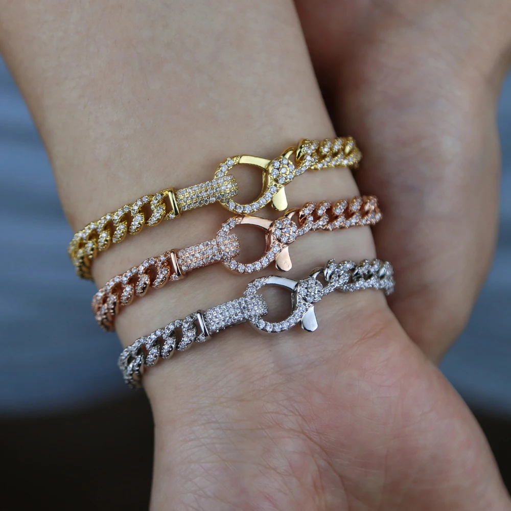 Buy Women Bracelet,Hip Hop Cuban 