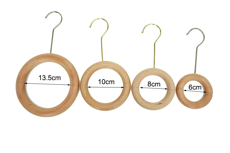 Factory Wholesale Novelty Boutique Storage Ring Display Circle Natural