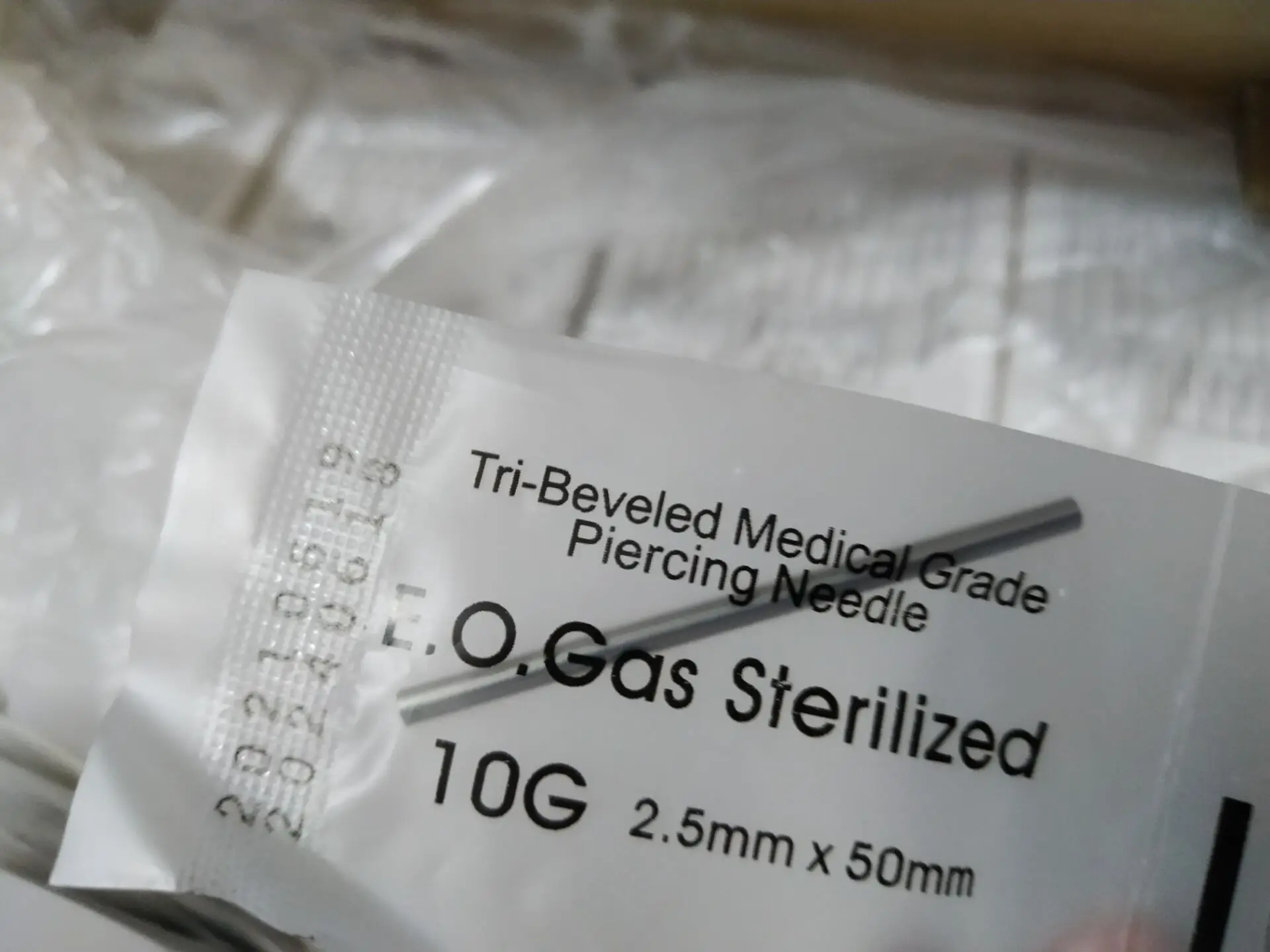 Factory Customize Individual Package Sterile Body Piercing Needles For